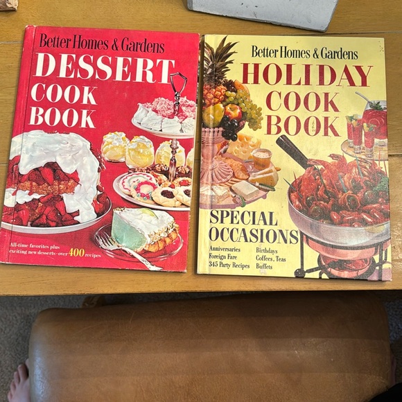 Better Homes And Gardens Other - 1967 Better Homes and Gardens Cookbooks Dessert & Holiday set
